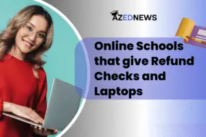 网络学校给退款支票和笔记本电脑